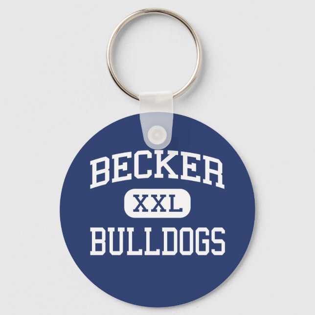 Becker - Bulldog - High School - Becker Minnesota Nyckelring (Framsida)