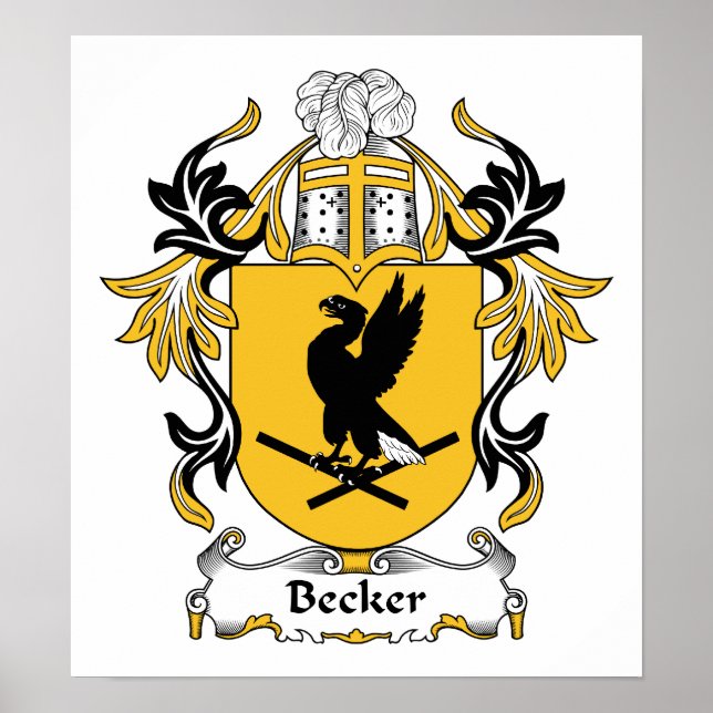 Becker Family Crest Poster (Framsidan)
