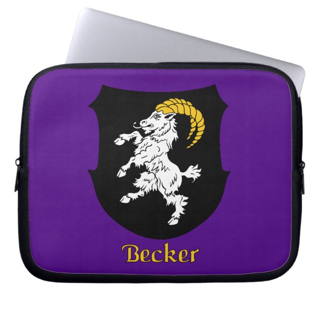 Becker Historical Shield Laptop Fodral (Framsidan)