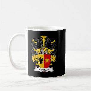 Becker Jackar Arm Family Crest Kaffemugg
