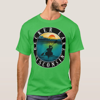 Becker Sjö Wisconsin Kayaking T Shirt