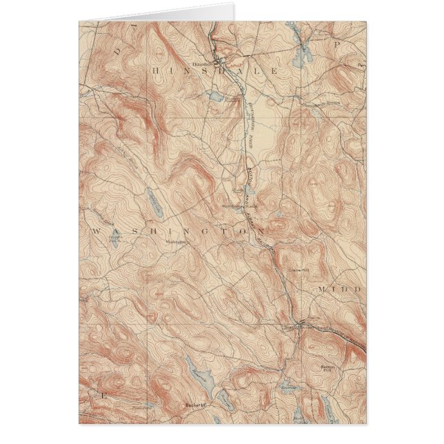 Becket, Massachusetts Hälsningskort (Framsidan)