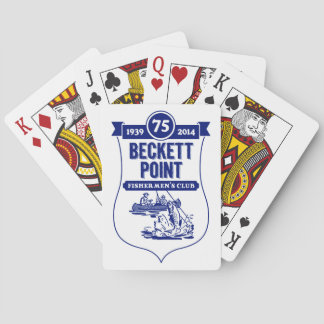 Beckett pekar att leka kort kortlek