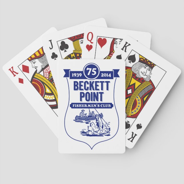 Beckett pekar att leka kort kortlek (Baksidan)