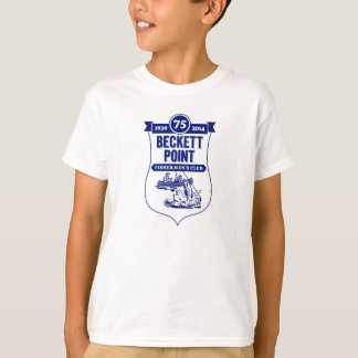 Beckett pekar fiskare klubb - barnskjorta t-shirt