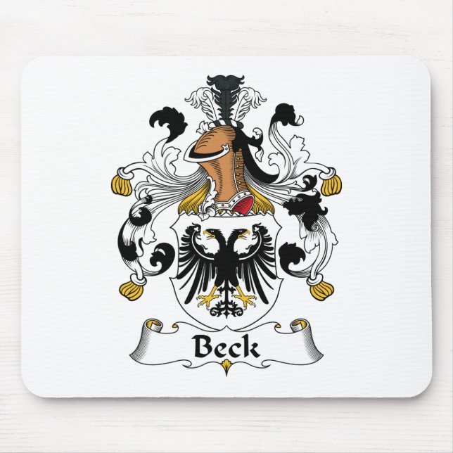 Beckfamiljvapensköld Musmatta (Framsidan)