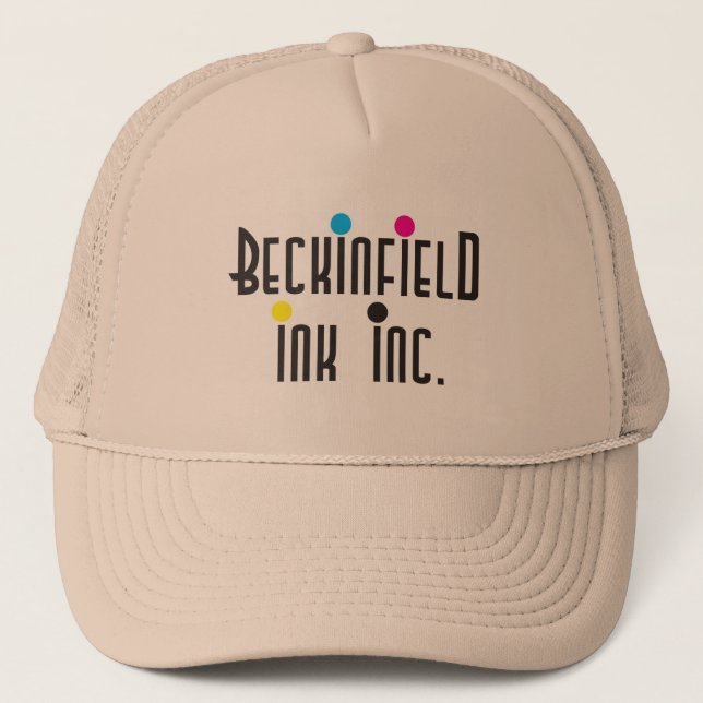 Beckinfield bläck inc truckerkeps (Framsida)