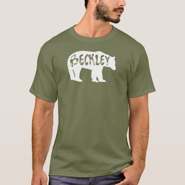 Beckley Väster Virginia Bear T Shirt (Framsida)