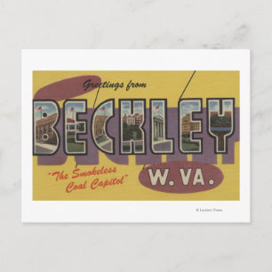 Beckley, Väster Virginia - Large Brev Scenes Vykort