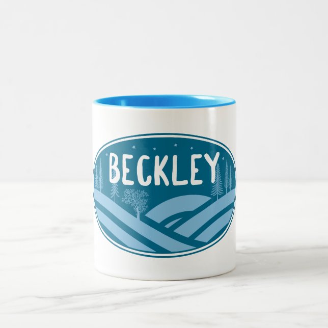 Beckley Väster Virginia Outdoor Två-Tonad Mugg (Center)