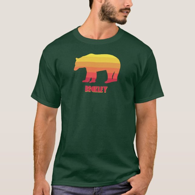 Beckley West Virginia Rainbow Björn T Shirt (Framsida)