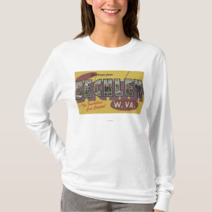 Beckley West Virginia - stora brevplatser Tee Shirt