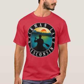 Beckman Sjö Wisconsin Canoeing T Shirt