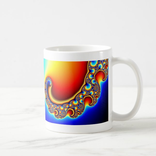 Beckoning - Fractal Kaffemugg (Höger)