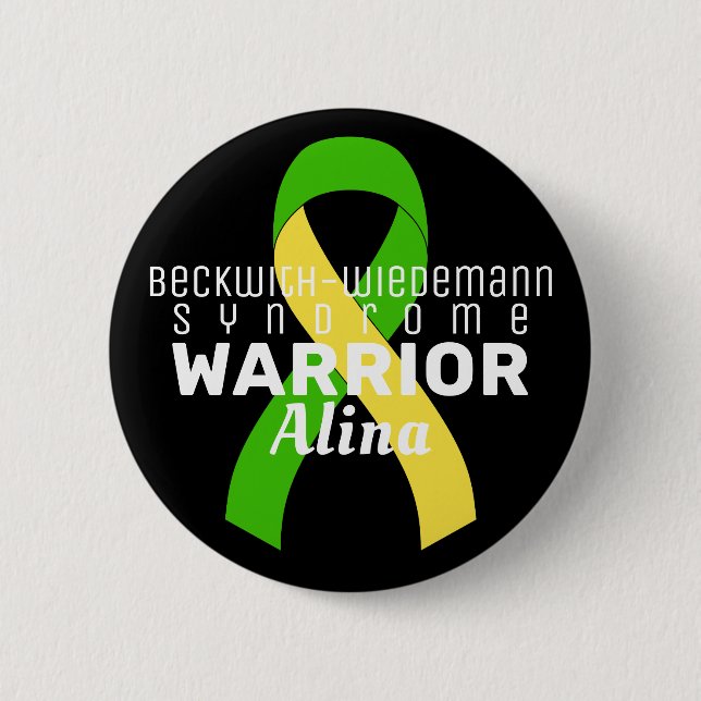 Beckwith-Wiedemann Syndrome Warrior Black-knapp Knapp (Framsida)