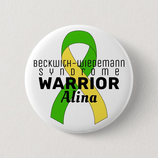 Beckwith-Wiedemann Syndrome Warrior White-knapp Knapp (Framsida)