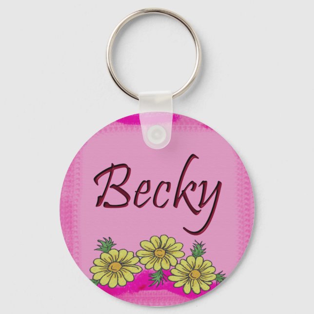 Becky Daisy Keychain Nyckelring (Framsida)