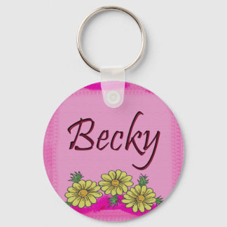 Becky Daisy Nyckelring