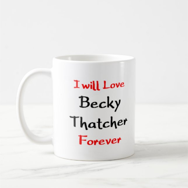 becky thatcher kaffe mugg (Vänster)
