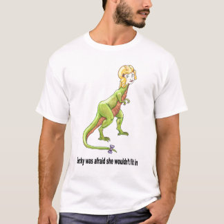 Becky var rädd henne skulle inte färdigt in t-shirt
