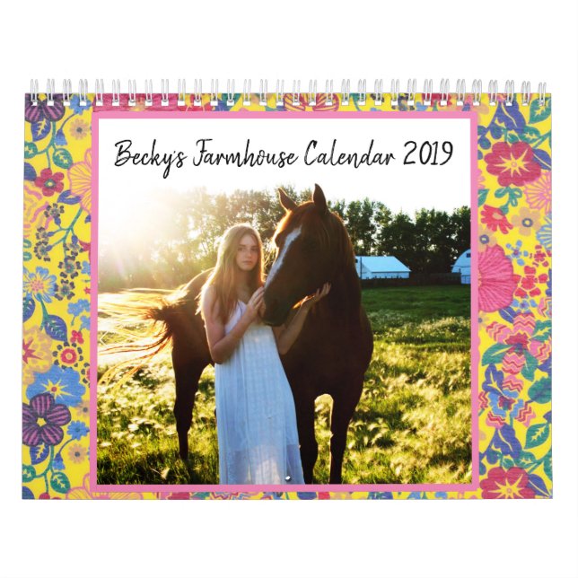 Beckys fotografi för lantbrukarhemkalender kalender (Omslag)