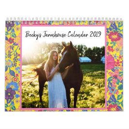 Beckys fotografi för lantbrukarhemkalender kalender