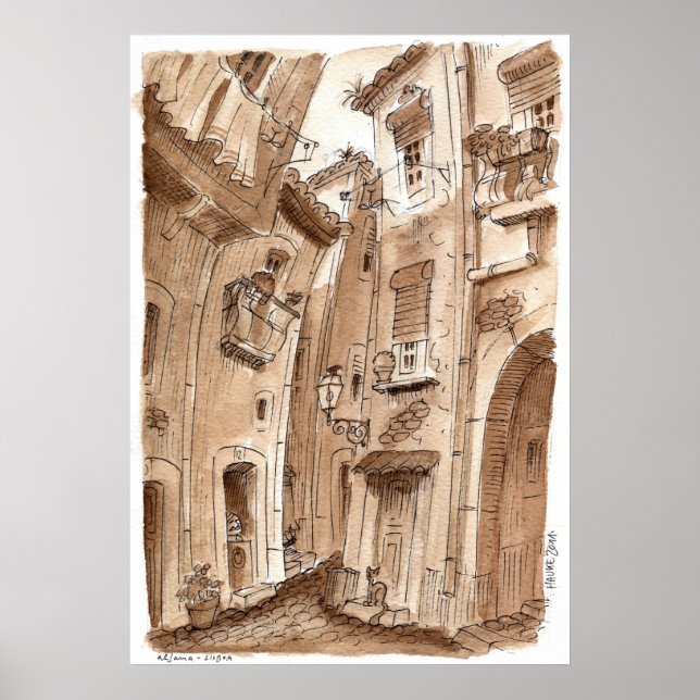 beco da alfama poster (Framsidan)