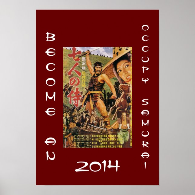 BECOME OCH OCCUPY SAMURAI 2014 POSTER (Framsidan)