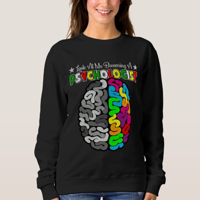 Becoming A School Psychologist Psychology Teacher  T Shirt (Framsida)