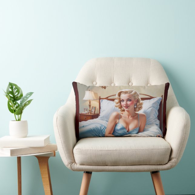 Bed är bara AI-konceptet Bra av Xzendor7 Lumbarkudde (Stol)