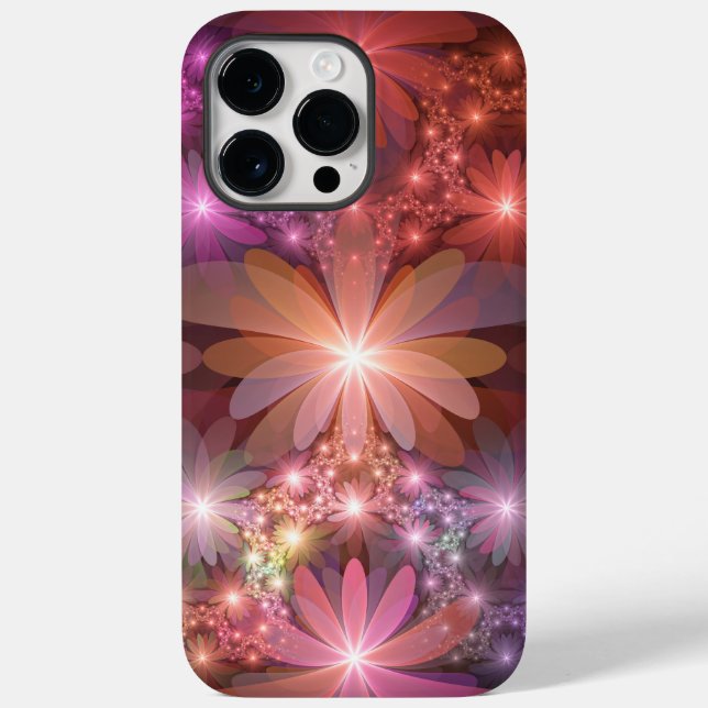 Bed av blommor, färglös shiny-Abstrakt, fractal ko (Baksida)