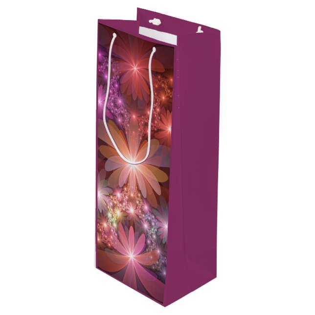 Bed av blommor, färglös shiny-Abstrakt, fractal ko (Framsidan Vinklad)