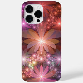 Bed av blommor, färglös shiny-Abstrakt, fractal ko
