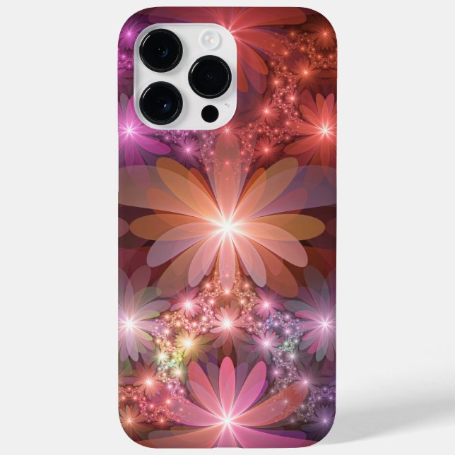 Bed av blommor, färglös shiny-Abstrakt, fractal ko (Baksida)