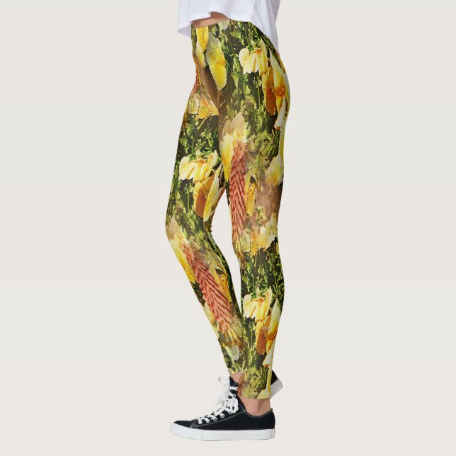 Bed av Fleurs..... Leggings (Vänster)