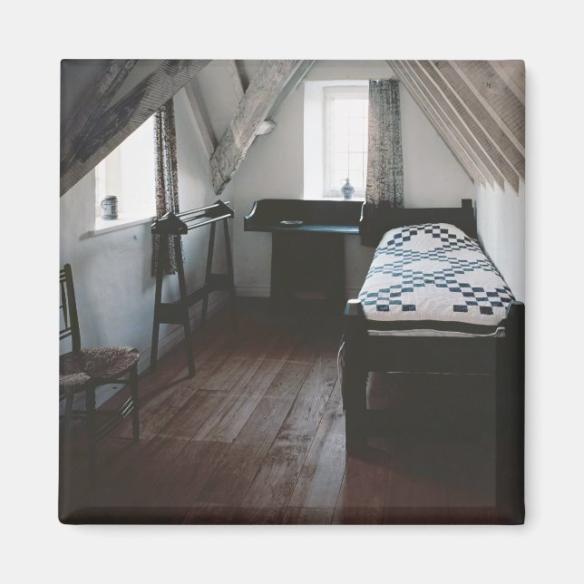 Bed, bogserräl designad av Ford Madox Brown Magnet (Framsidan)