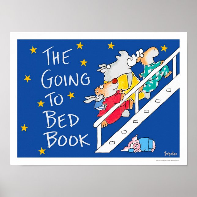 BED BOK poster av Sandra Boynton (Framsidan)