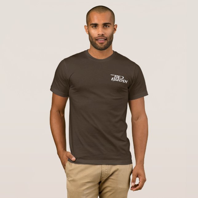Bed Buddi t-Shirt - Mörk Färg - Black Collection (Hel framsida)