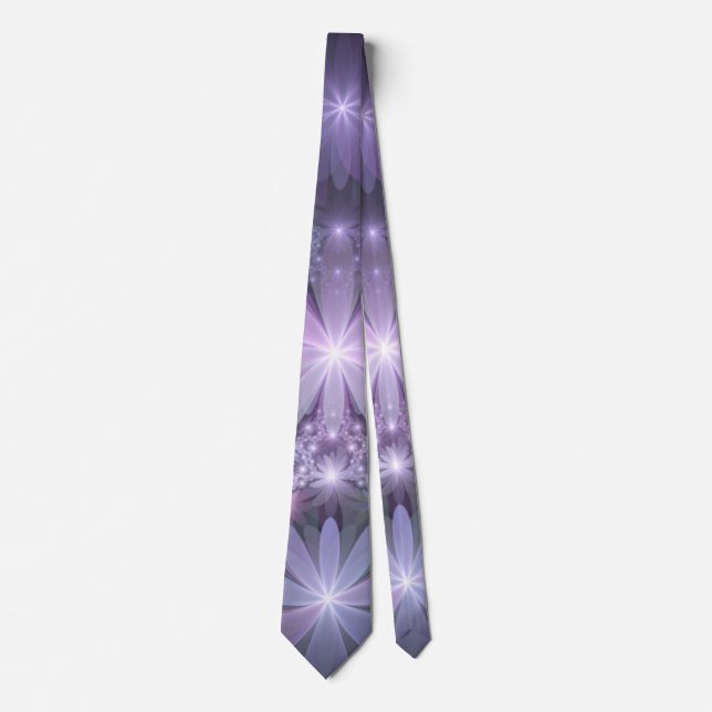 Bed Flowers Trendig Shiny Abstrakt Fractal Art Slips (Framsida)