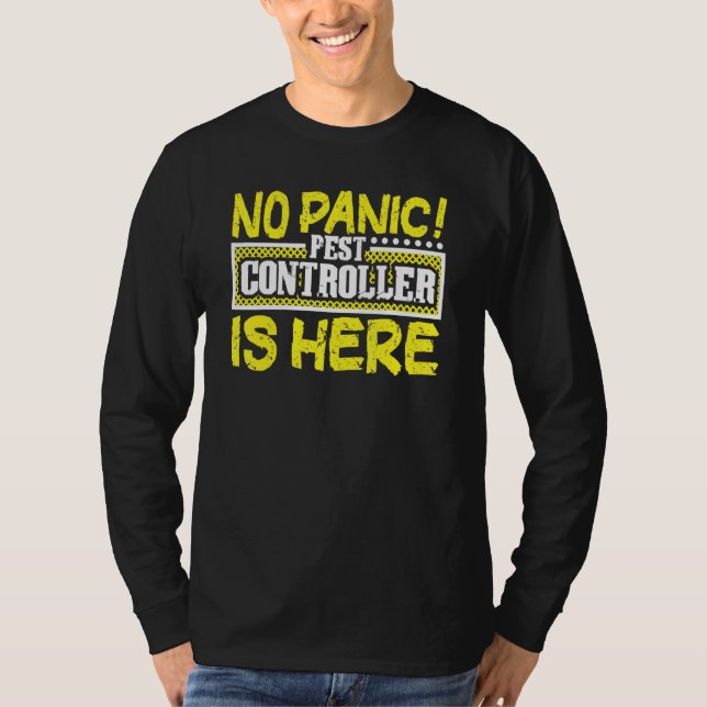 Bed Kryp Pest Control Exterminator Pest Controller T Shirt (Framsida)