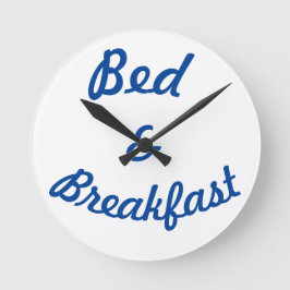 Bed och frukost, dygn runt rund klocka