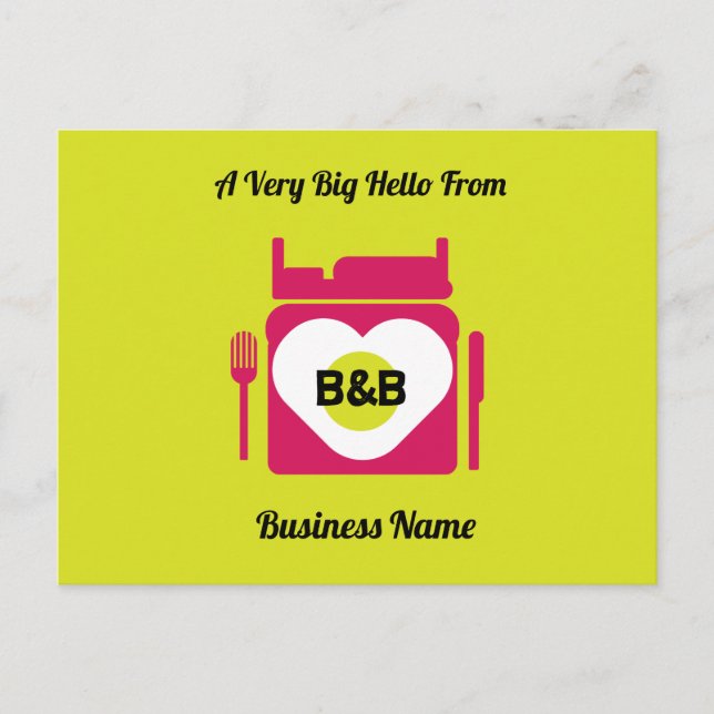 Bed- och frukost-gåvor och säljfrämjande kaffe Mug Helg Vykort (Framsida)