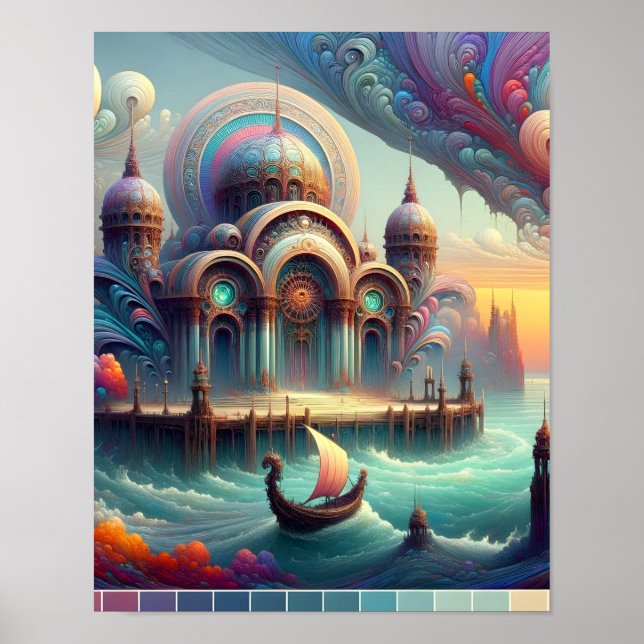 Bed och frukost på mars poster (Framsidan)