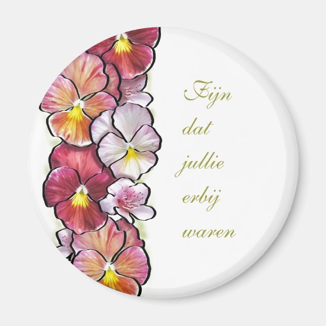 Bedankje magneet magnet (Framsidan)