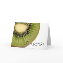 Bedankt - Tack på nederländska med Kiwi-frukt