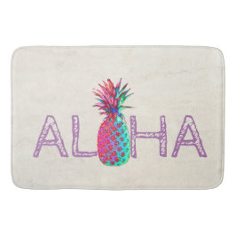 Bedårande Aloha Hawaiiansk Ananas Badrumsmatta
