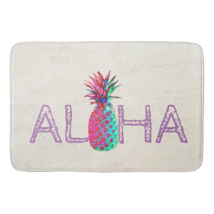 Bedårande Aloha Hawaiiansk Ananas Badrumsmatta