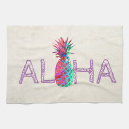 Bedårande Aloha Hawaiiansk Ananas Kökshandduk
