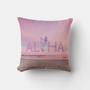 Bedårande Aloha Hawaiiansk Ananas,Solnedgång vid s Kudde
