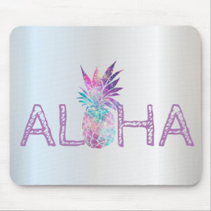 Bedårande Aloha Hawaiisk Ananas, Silver Musmatta